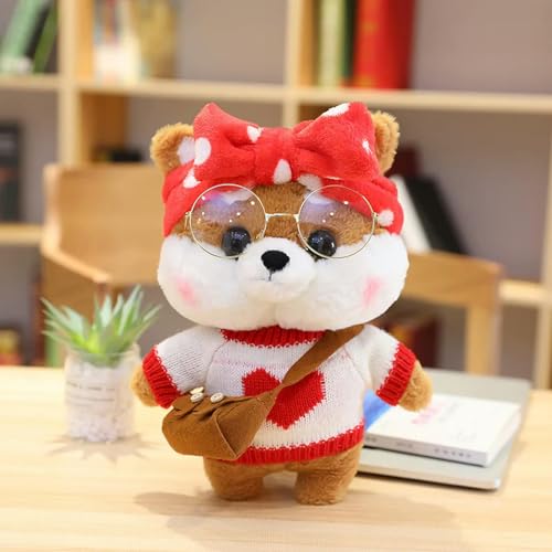 Neue Cartoon Niedliche Shiba Inu Hund Plüsch Spielzeug Plüsch Niedliches Tier Kissen Geburtstagsgeschenk 30cm 12 von SldJa