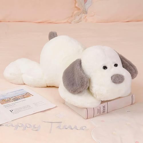 Neue Niedliche Liegende Hund Plüschtier Super Soft Simulation Tier Kinder Geburtstag Gifts 90cm 1 von SldJa