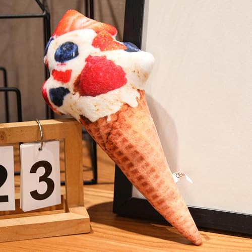 SldJa Eiskissen Plüschtier Eiswaffel Kissen Nickerchen Kissen Puppe Foto Requisiten Kindergeburtstagsgeschenk 50CM 6 von SldJa