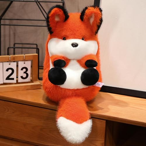 SldJa Fuchs Puppe Plüschtier süße Puppe Murmeltier Kaninchen Mädchen weiches Geburtstagsgeschenk Kinder 40CM 3 von SldJa