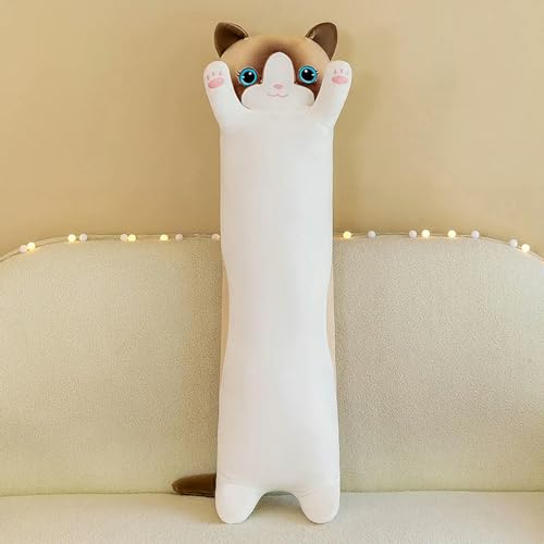 SldJa Kawaii Katze Plüschtier Niedliches Tier Katze Soft Doll Kindergeburtstag Weihnachten Dekoratives Geschenk 130cm 1 von SldJa