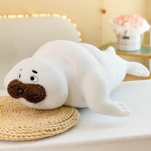 SldJa Kawaii Soft Animal Seal Plüsch Spielzeug Puppe Kissen Kreatives Schlafsofa Niedliche Freundin Geburtstagsgeschenk 70cm 2 von SldJa