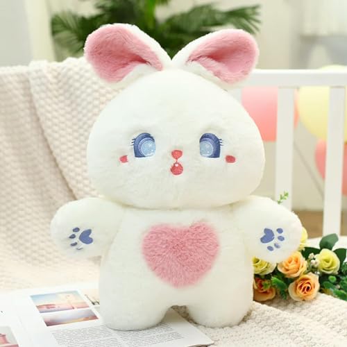 SldJa Kreative pelzige Hasen Spielzeug Plüsch Tier Kawaii Hase Puppe Home Decor Mädchen Puppe Geburtstag 23cm 4 von SldJa