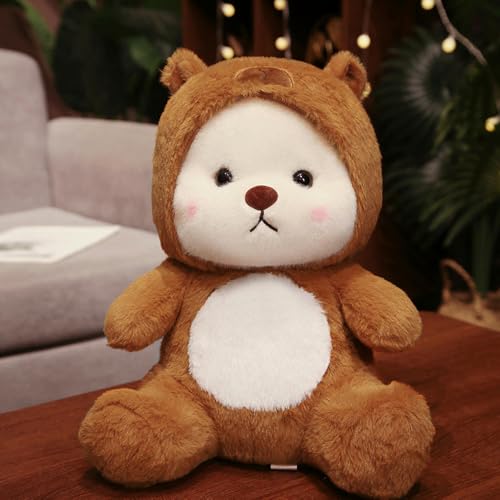 SldJa Niedliche Capybara Bär Puppe Teddybär Puppe Plüschtier Ragdoll Geschenk Kinder Geburtstagsgeschenk 30CM A von SldJa