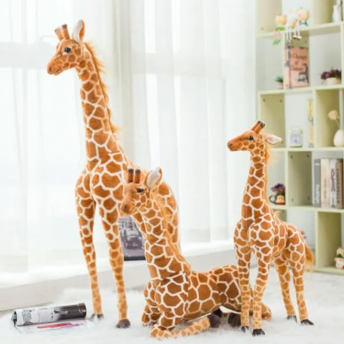 SldJa Niedliche Giraffe Spielzeug Tier Plüsch Puppe Kinder Spielzeug Plüsch Tier Spielzeug Geburtstagsgeschenk 120cm 1 von SldJa