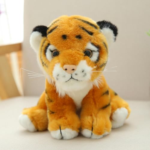 SldJa Niedliche Tiger Puppe Kinder Tier weiches Plüschtier Geburtstagsgeschenk 15cm 2 von SldJa