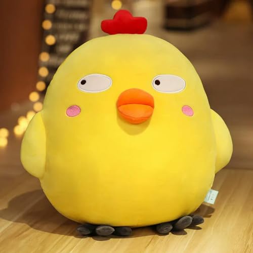 SldJa Niedliches Plüschtier Kawaii Huhn Puppe Tier Kissen Weihnachten Geburtstagsgeschenk für Kinder 55cm 2 von SldJa