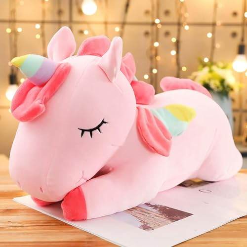 SldJa Niedliches Spielzeug Kawaii Cartoon Pferd Puppe Tier Kissen Weihnachten Geschenk mädchen Zimmer Dekoration 60cm 2 von SldJa