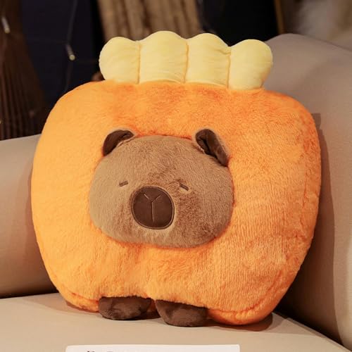 SldJa Puppe Capybara Plüschtier Puppe große Größe Kissen Puppe Kinder Geburtstagsgeschenk 28CM 1 von SldJa