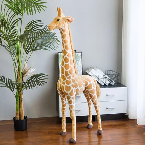 SldJa Riesen Giraffe Plüsch Puppe Junge Mädchen Geburtstagsgeschenk Zimmer Dekoration Kinder 120cm 1 von SldJa