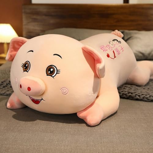 SldJa Schwein süße Schwein Puppe Plüsch Puppe Mädchen Geburtstagsgeschenk Puppe Kinder 60CM 2 von SldJa