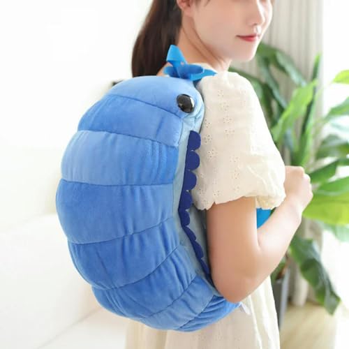 SldJa Wassermelone Wurm Plüsch Rucksack Spielzeug Plüsch weiches Tier Insekt Kissen Dekoration Rucksack Mädchen Junge Geburtstagsgeschenk 40cm 2 von SldJa