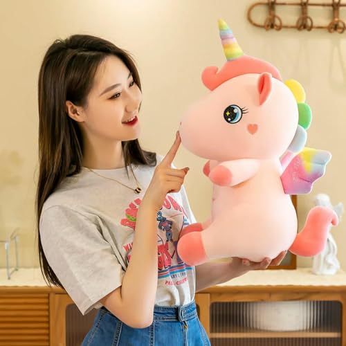 SldJa Weiche Kawaii Regenbogen Tier Plüsch Puppe Kissen Bett Sofa Kissen süße Kinder Freundin Geburtstagsgeschenk 30cm 1 von SldJa