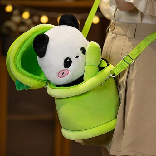 Süßes Panda Plüschtier Kawaii Tierpuppe Kissen, Geburtstags Kinder und Mädchen 35cm 2 von SldJa