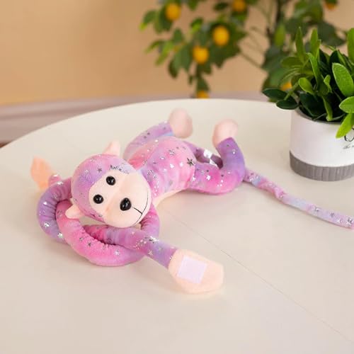 Super süße weiche Plüsch AFFE Puppe Tiere Bunte AFFE Spielzeug Mini Zimmer dekoriert schöne Geburtstagsgeschenke für Kinder 68cm 5 von SldJa