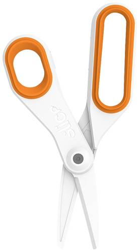 Slice 10545 Universalschere Linkshänder, Rechtshänder 198mm Orange, Weiß von Slice