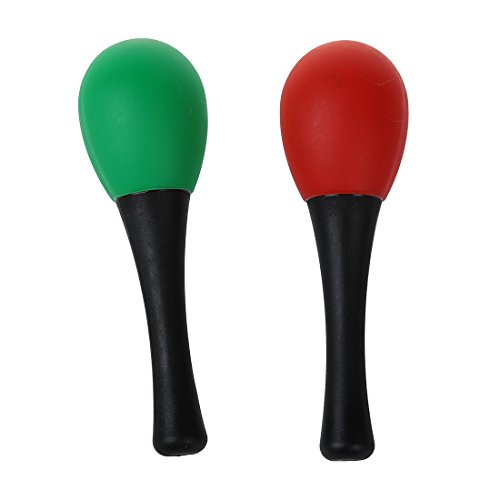 Slicooken 10 Paare Von Lustigen Kunststoff Percussion Musical Ei Maracas Egg Shakers Kind Kinder Spielzeug (Zufällige Farbe) von Slicooken