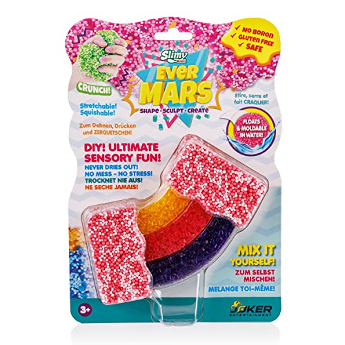 SLIMY Ever-Mars DIY Pack Pink - Original Slimy Spielmasse für ultimativen sensorischen Spielspaß, elastische Spielknete als Kindergeschenk (Spielzeug ab 3 Jahre) von Slimy