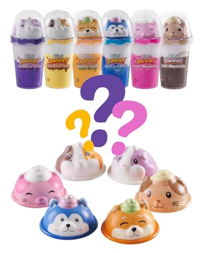 SLIMY Soft & Squishy Collectibles - 150g Original Slime Spielmasse, sicherer Knetspaß für Kinder mit Schleim in Zwei Farben und lustiger Anti-Stress Squishy Sammelfigur SLIMY Soft & Squishy Collectibles - 150g Original Slime Spielmasse, sicherer Knetspaß für Kinder mit Schleim in Zwei Farben und lustiger Anti-Stress Squishy Sammelfigur von Slimy