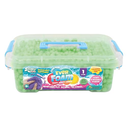 Slimy Ever Foam - der ultimativ sensorische original Wolkenschleim, ASMR Knete, Nicht trocknend, für kreativen Knet- und Modellier-Spaß auch im Wasser Slimy Ever Foam - der ultimativ sensorische original Wolkenschleim, ASMR Knete, Nicht trocknend, für kreativen Knet- und Modellier-Spaß auch im Wasser von Slimy