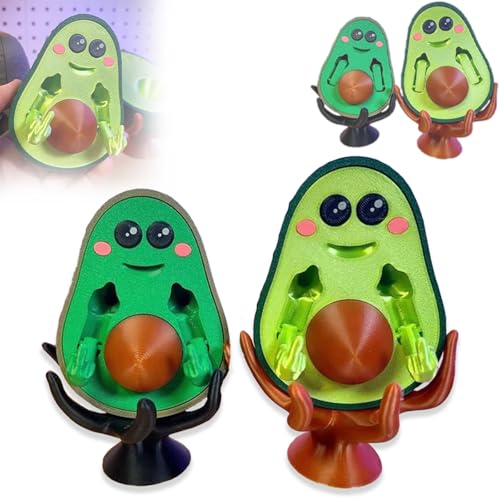 3D-gedruckter Fck-you-cado, 3D-gedruckter Bad Avocado, Bad Avocado Mittelfinger 3D-Druck, Mittelfinger-Avocado-Statue, Lustiges Avocado-Spielzeug, 3D-gedrucktes, skurriles Geschenk für (A+B) von Slipasikao