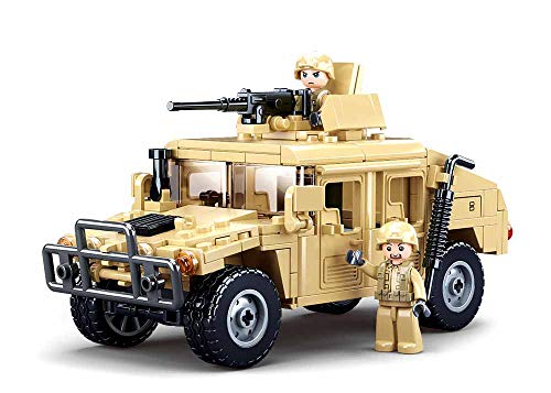 Gepanzertes Fahrzeug (265 Teile) [M38-B0837], Spielset , Klemmbausteine, Soldaten, mit Spielfigur, Army, Mehrfarbig, Sluban Klemmbausteine SL95707, Für Kinder ab 4 Jahren von Sluban Klemmbausteine