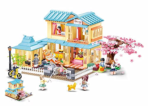 Sluban Klemmbausteine M38-B1017 Happy Diary-Japanese Guesthouse 1021PCS von Sluban Klemmbausteine