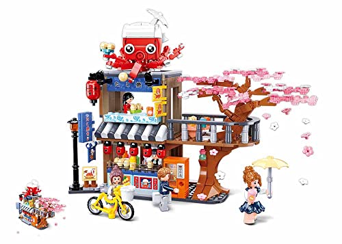 Sluban Klemmbausteine M38-B1019 Happy Diary-Tako Yaki Main Store548PCS von Sluban