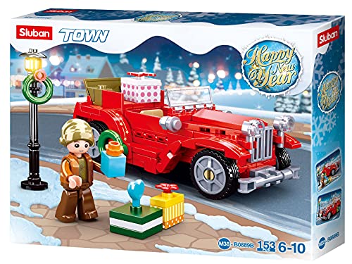 Sluban M38-B0889B Town-New Year Series Car, Mehrfarbig, one size von Sluban