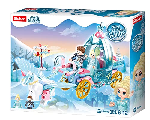 Sluban M38-B0896 Fairy Tales of Winter – Carriage 191 Cs, Mehrfarbig von Sluban