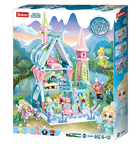 Sluban M38-B0898 of Winter – Fairy Tale Castle, 447 Stück, Mehrfarbig, one Size von Sluban