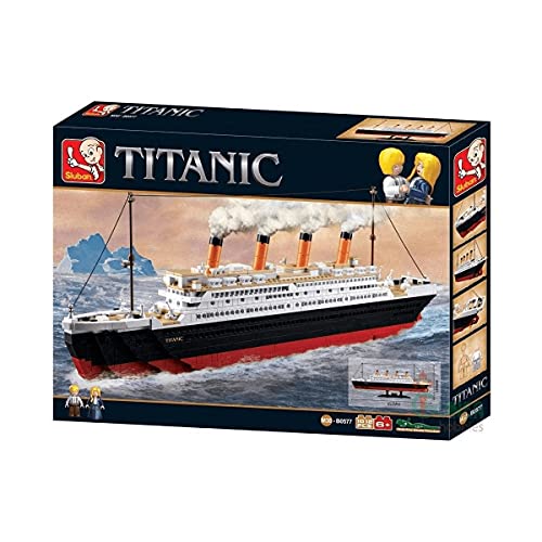 Sluban Nice Group RMS Titanic Große Bausteine für Kinder, 1012 Teile, Mehrfarbig von Sluban