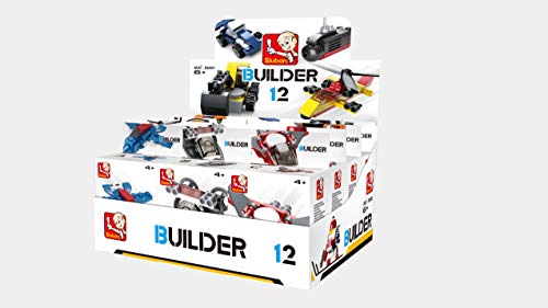 BUILDER, SLUBAN M38-B0591 DISPLAY BOX 12 UNIQUE SETS von Sluban