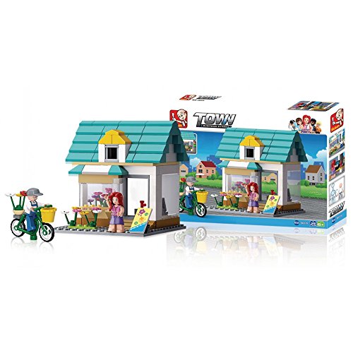 Sluban M38-B0570 Queenies Flower Shop Bausteine Set von Sluban