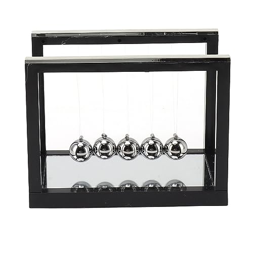 Sluffs Schaukelbälle Dekoration, Newton Cradle Balance-Bälle, Edelstahl-Balance-Bälle, Metallhandwerk, unterer Spiegel, Stressabbau, Schaukelbälle, Desktop-Dekoration, Spielzeug, für das von Sluffs