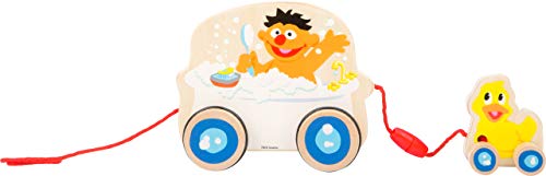 small foot 10980 Sesamstrasse Zieh-Badewanne aus Holz von der Marke, 100% FSC-Zertifiziert, Ziehspielzeug für Kinder ab 1Jahr Spielzeug, Mehrfarbig von Small Foot