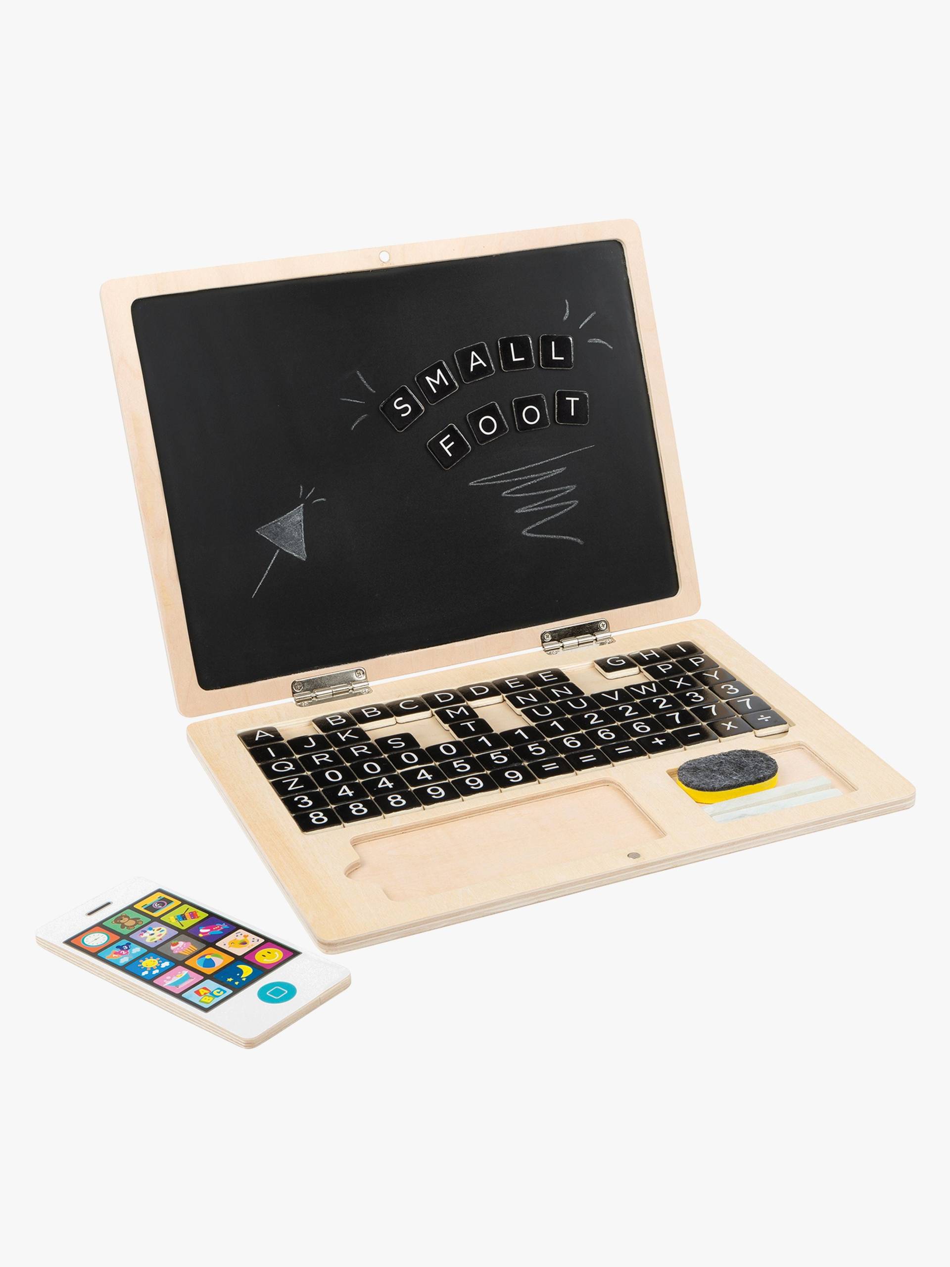 Small Foot Laptop aus Holz mit Magnettafel Small Foot Laptop aus Holz mit Magnettafel von Small Foot