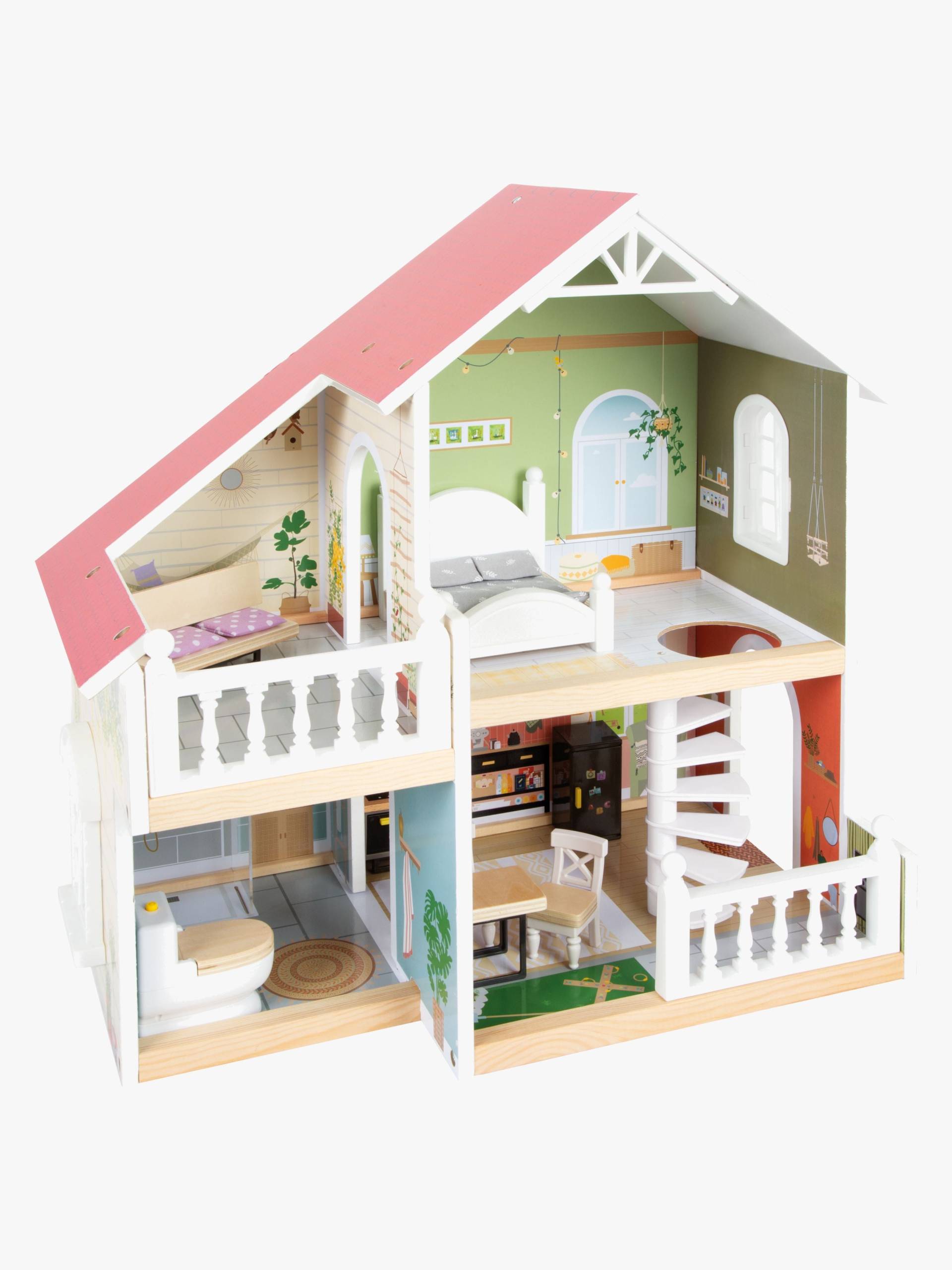 Small Foot Puppenhaus mit Dachterrasse, Holz Small Foot Puppenhaus mit Dachterrasse, Holz von Small Foot