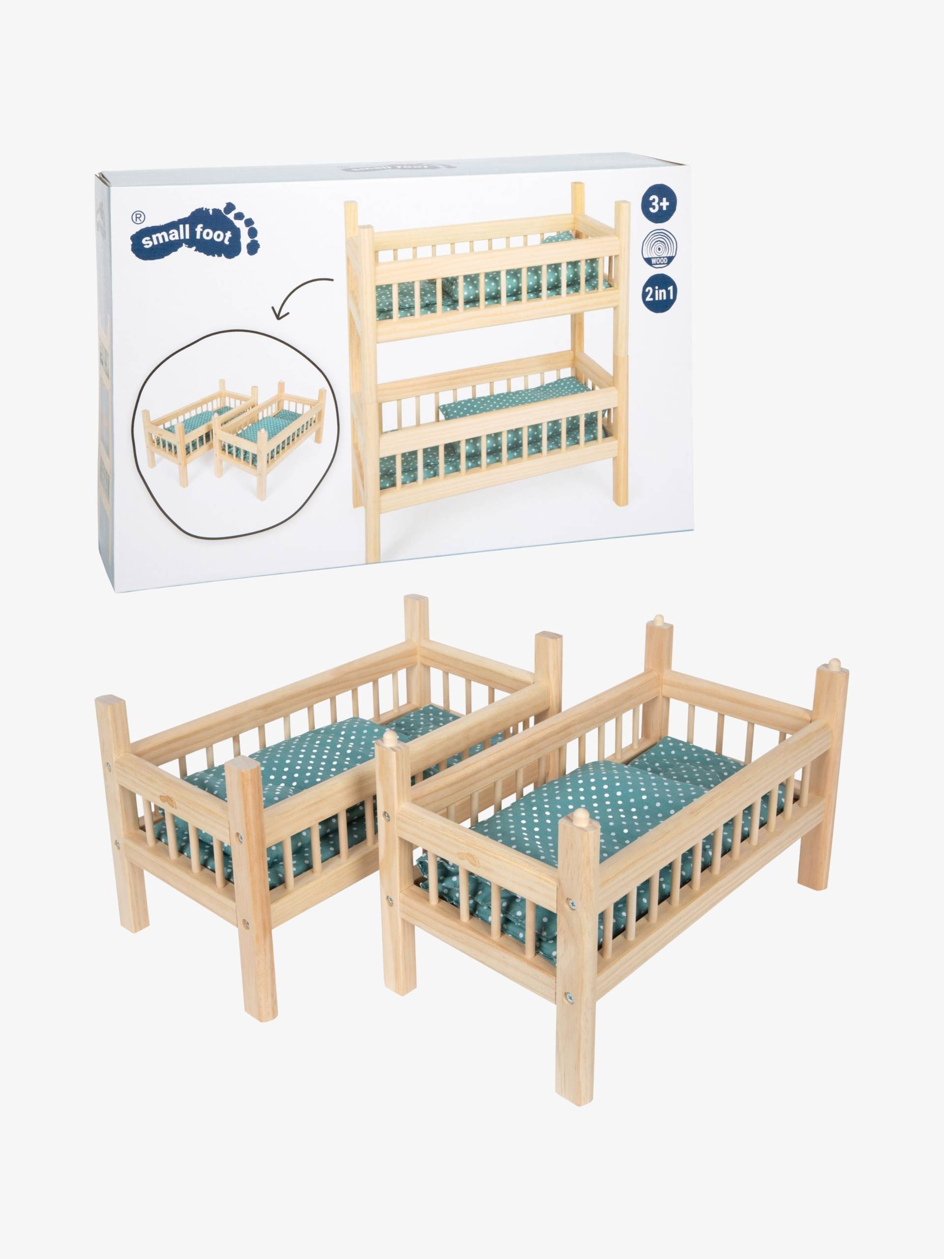 Small Foot Puppenhochbett aus Naturholz Small Foot Puppenhochbett aus Naturholz von Small Foot