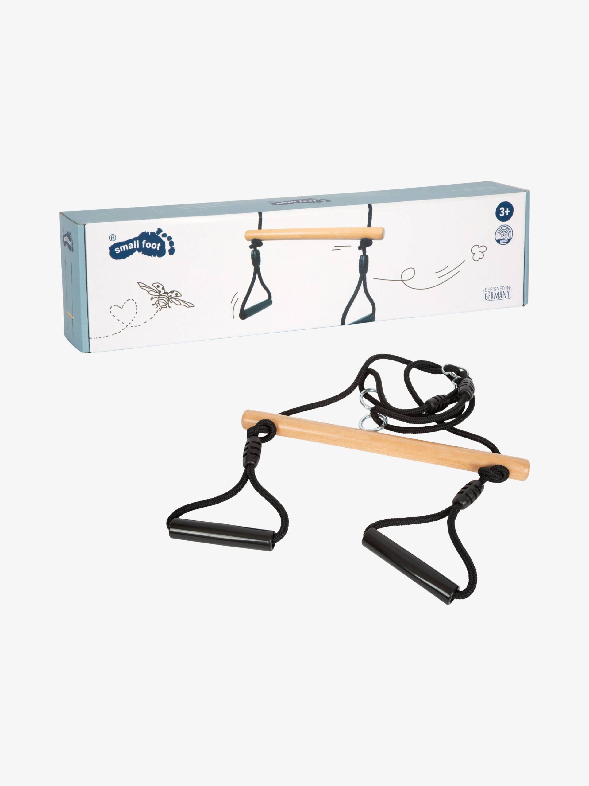 Small Foot Trapezschaukel mit Turnringen, Black Line Small Foot Trapezschaukel mit Turnringen, Black Line von Small Foot