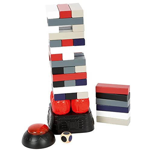 Small Foot by Legler Small Foot 11863 Wackelturm Dynamit, mit vibrierendem Sockel, Buzzer mit einstellbaren Timer für Groß und Klein, ab 3 Toys von Small Foot