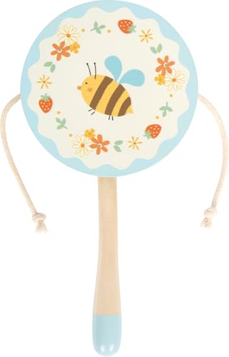 small Foot Affentrommel Kleine Freunde aus Holz, handliches Musikspielzeug mit Blumen- und Bienenmotiv, Trommel für Kinder ab 24 Monaten, 12718 small Foot Affentrommel Kleine Freunde aus Holz, handliches Musikspielzeug mit Blumen- und Bienenmotiv, Trommel für Kinder ab 24 Monaten, 12718 von Small Foot