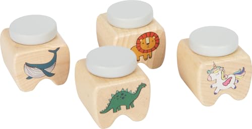 small Foot Milchzahndose aus Holz mit Silikonrand, Kindermotive Löwe/Wal/Einhorn/Dino, 4 Aufbewahrungsboxen für Milchzähne, 12727 small Foot Milchzahndose aus Holz mit Silikonrand, Kindermotive Löwe/Wal/Einhorn/Dino, 4 Aufbewahrungsboxen für Milchzähne, 12727 von Small Foot