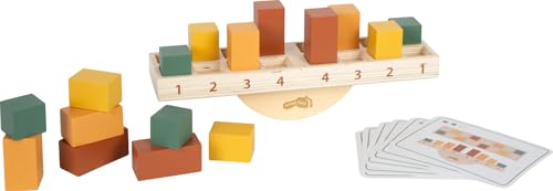 small Foot Montessori Balancierspiel aus FSC 100%-zertifiziertem Holz, 16 farbige Holzblöcke mit Vorlagen, Stapelspiel mit Wippe, für Kinder ab 3 Jahren, 12745 small Foot Montessori Balancierspiel aus FSC 100%-zertifiziertem Holz, 16 farbige Holzblöcke mit Vorlagen, Stapelspiel mit Wippe, für Kinder ab 3 Jahren, 12745 von Small Foot