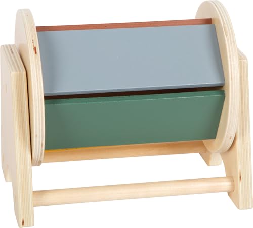 small Foot Montessori Drehtrommel aus FSC 100%-zertifiziertem Holz, Regenbogenrad mit 5 Farbflächen, Baby-Spielzeug ab 6 Monate, 12742 small Foot Montessori Drehtrommel aus FSC 100%-zertifiziertem Holz, Regenbogenrad mit 5 Farbflächen, Baby-Spielzeug ab 6 Monate, 12742 von Small Foot