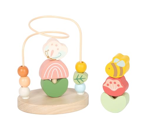 small Foot Motorikschleife Kleine Freunde aus Holz, hochwertiges Motorikspielzeug mit Stapelspiel, Lernspiel für Kinder ab 12 Monaten, 12719 small Foot Motorikschleife Kleine Freunde aus Holz, hochwertiges Motorikspielzeug mit Stapelspiel, Lernspiel für Kinder ab 12 Monaten, 12719 von Small Foot