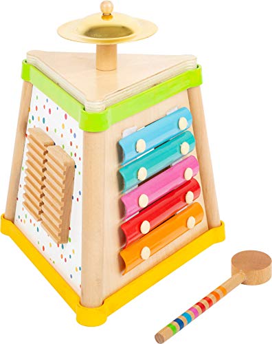 small foot Musikdreieck "Sound" aus Holz, Instrument mit Trommel, Xylophon, Becken und Klanghölzern, ab 3 Jahren, 11507 small foot Musikdreieck "Sound" aus Holz, Instrument mit Trommel, Xylophon, Becken und Klanghölzern, ab 3 Jahren, 11507 von Small Foot