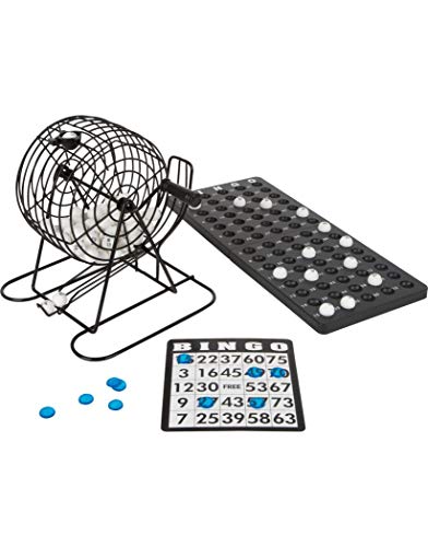 small foot Bingo, Bingotrommel mit Zubehör, für bis zu 5 Spieler, Gesellschaftsspiel für die ganze Familie, 2854, 20 cm von Small Foot