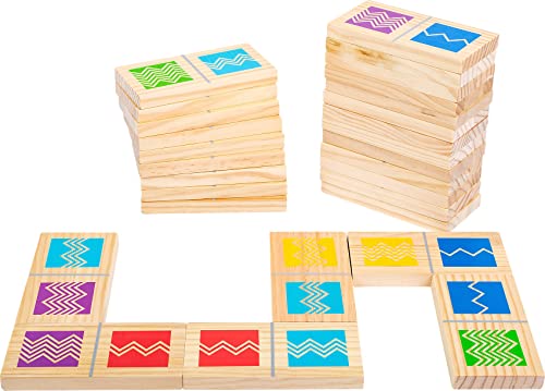 small foot Domino XXL Active aus FSC 100%-zertifiziertem Holz, Outdoor-Spiel für Erwachsene und Kinder ab 3, 12032 von Small Foot