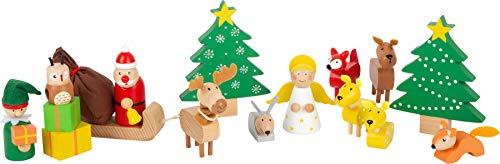 small foot Spielset Waldweihnacht der Tiere aus Holz, mit weihnachtlichen Spielfiguren, für Kinder ab 3 Jahren, 11749 small foot Spielset Waldweihnacht der Tiere aus Holz, mit weihnachtlichen Spielfiguren, für Kinder ab 3 Jahren, 11749 von Small Foot